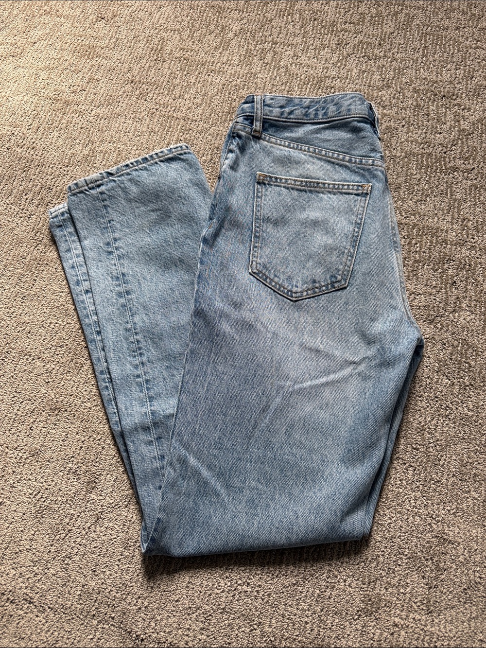Denim Forum Women's Light Blue Straight Leg Jeans